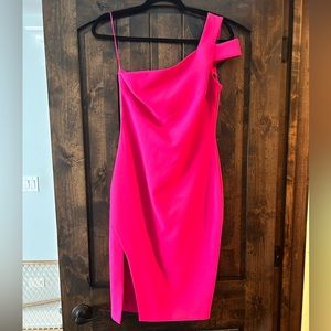 Likely Pink One Shoulder Dress - size 6